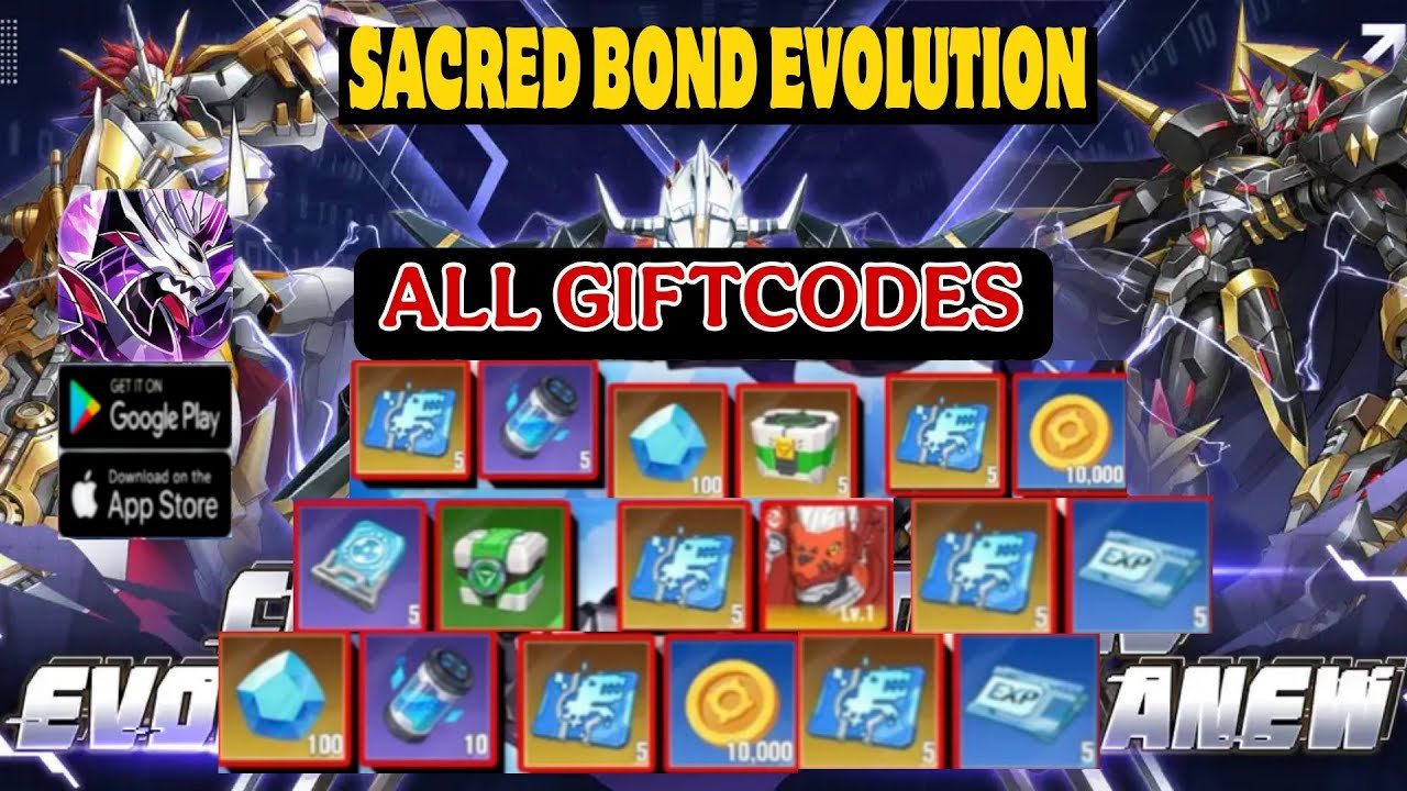 Sacred Bond Evolution codes